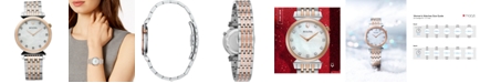 Bulova Women's Regatta Diamond-Accent Two-Tone Stainless Steel Bracelet Watch 30mm